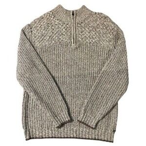 JB Holt Men's McCoy Sweater Quarter Zip Athletic Fit X-Large Warm Cozy‎ Preppy
